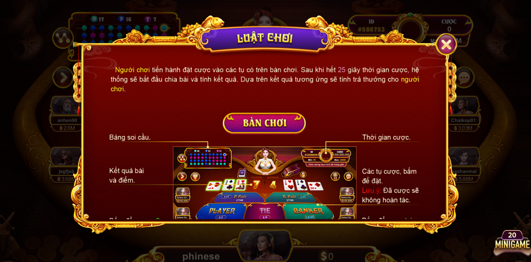 Hướng dẫn chơi game bài 3 cây dành cho người mới 3 Hướng dẫn cách chơi