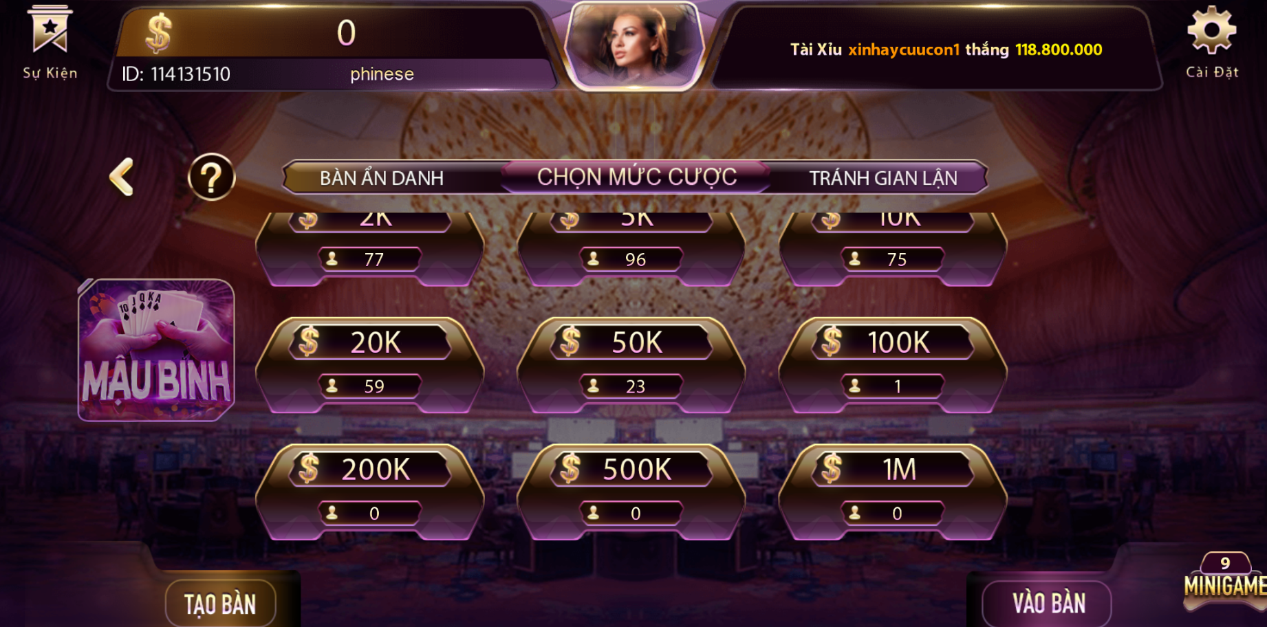 Sảnh game slots thú vị