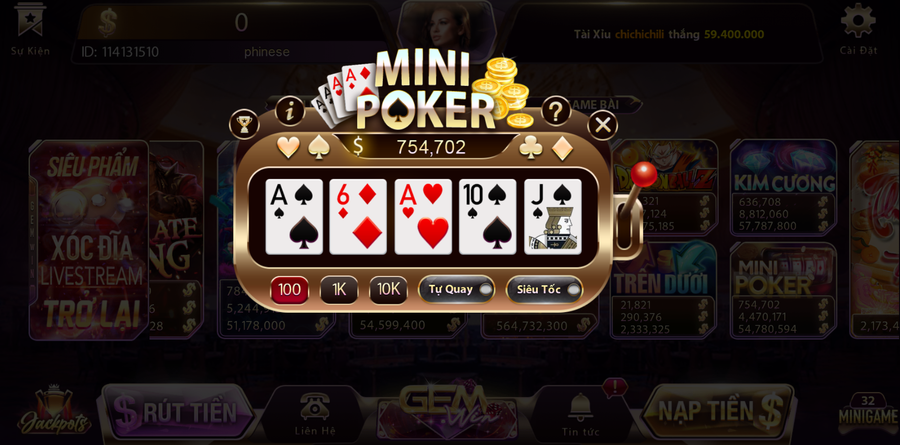 Gemwin – nơi kết bạn bốn phương