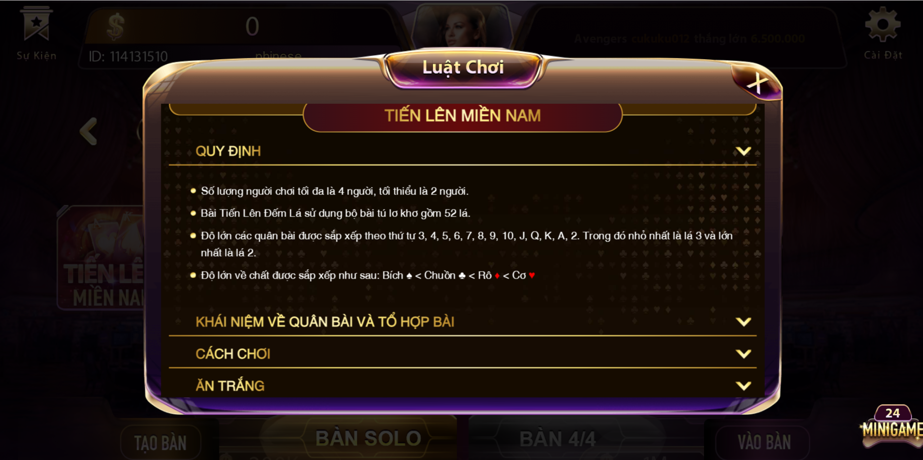 Trải nghiệm Minigames hấp dẫn cùng gemwin