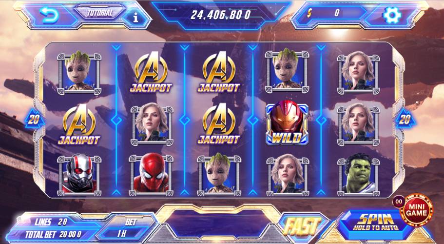 Nổ hũ Avengers - Trò chơi slot đình đám tại Gemwin 3 quay hu avengers