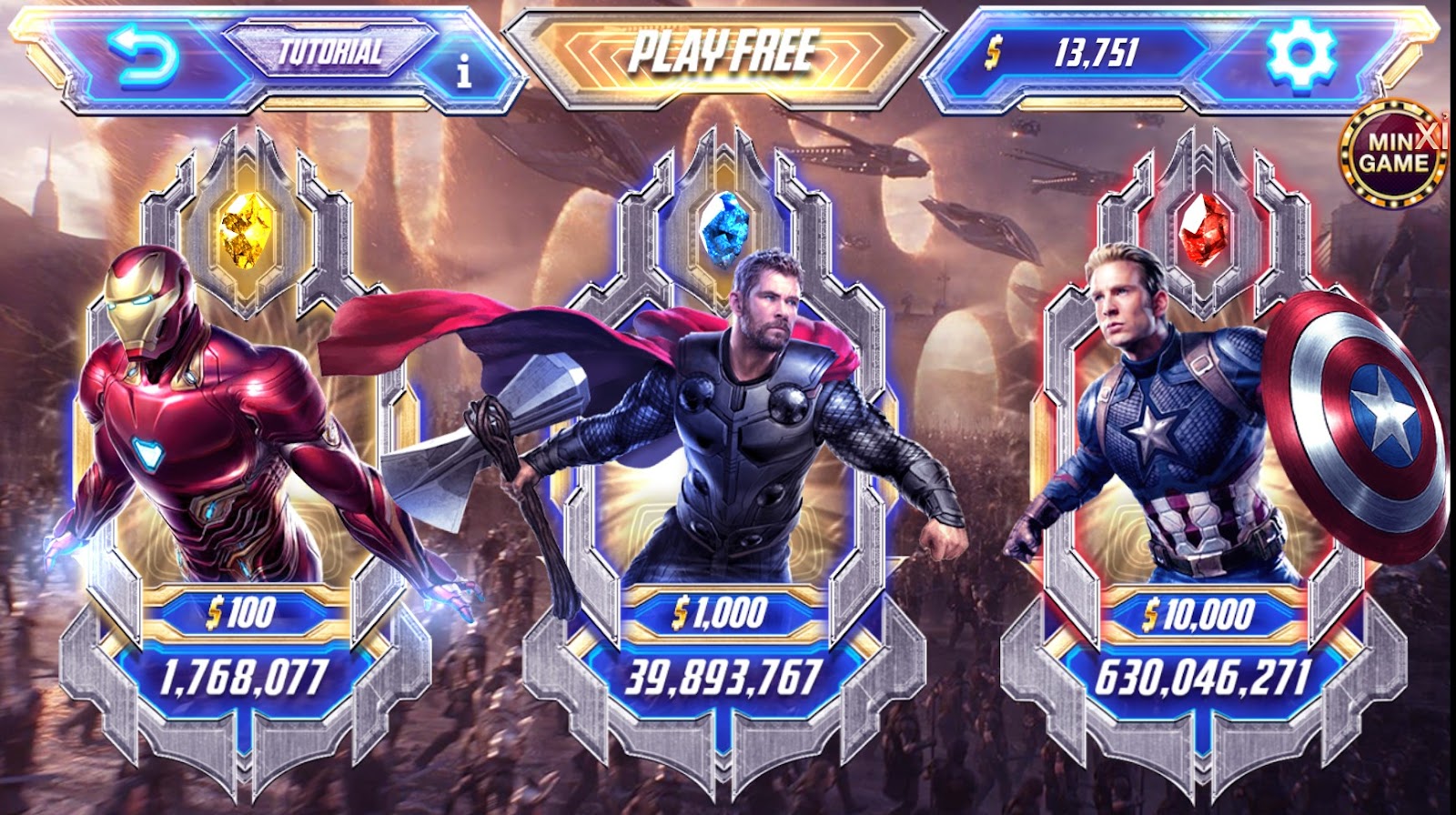 Nổ hũ Avengers - Trò chơi slot đình đám tại Gemwin 2 no hu avengers
